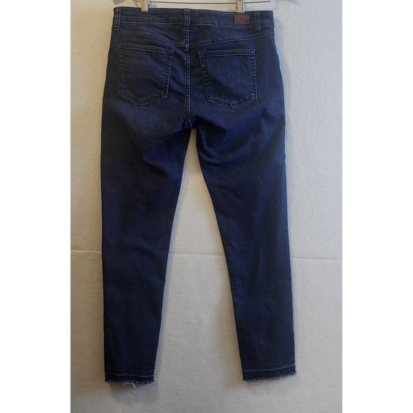 Vtg.Lauren Ralph Lauren Women Jeans,Floal Design, Raw Hem, Skinny Cropped, Size4 - Picture 10 of 10